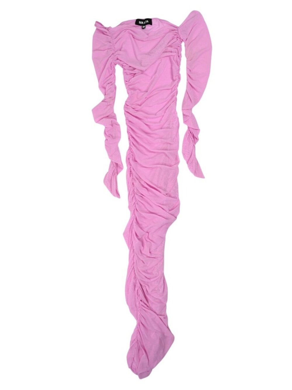 SER.O.YA Chantae Mesh Dress in Cherry Blossom